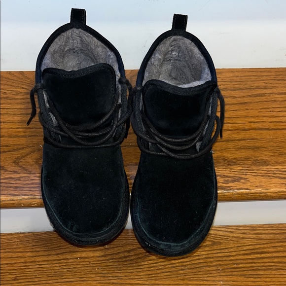 UGG Black Suede Ankle Boots - Picture 1 of 13